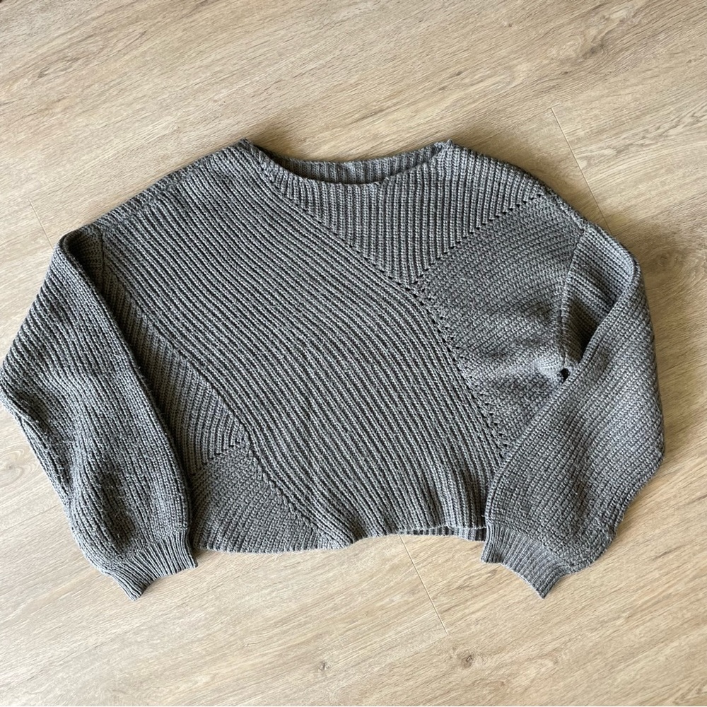 TOBI olive knit sweater